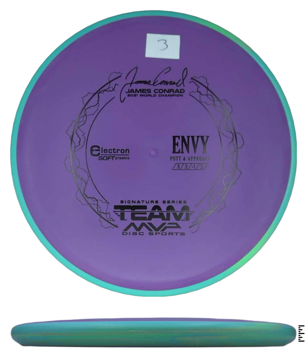 MVP Disc Sports Electron Soft Envy James Conrad Signature Series