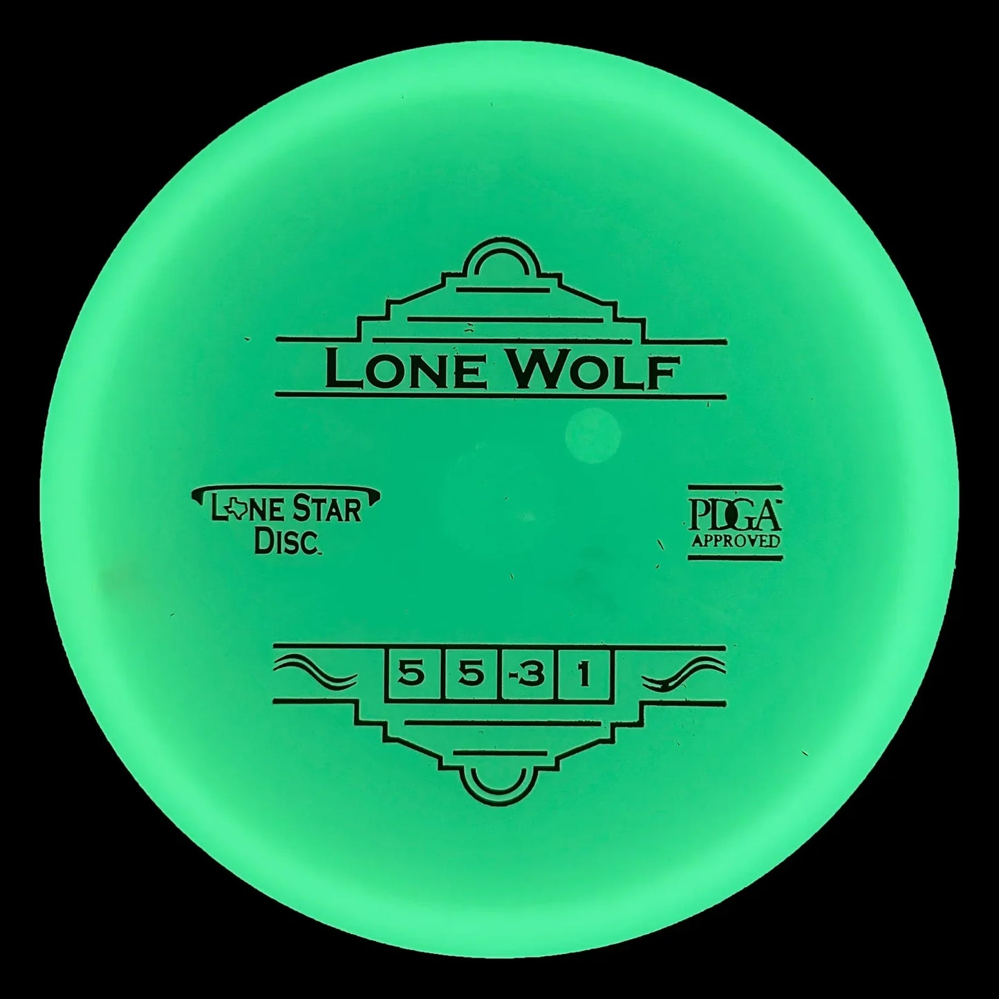 Lone Star Disc Glow Lone Wolf