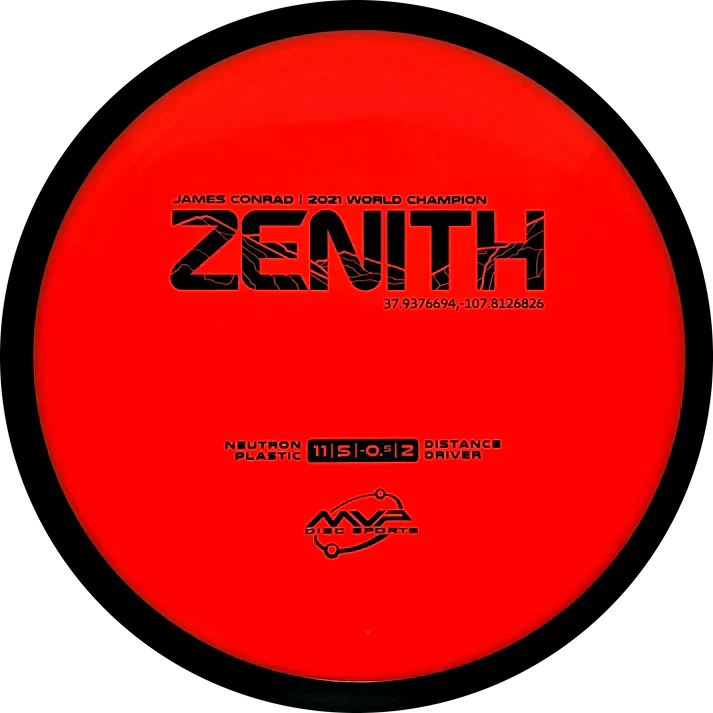 MVP Disc Sports Neutron Zenith James Conrad Signature Series